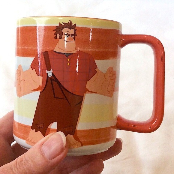 Wreck It Ralph Mug Orange Ceramic New Disney Parks WDW - Picture 3 of 3